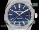 OMF Swiss clone Audemars Piguet Royal Oak 15400 Frost Gold Blue Face Watch (2)_th.jpg